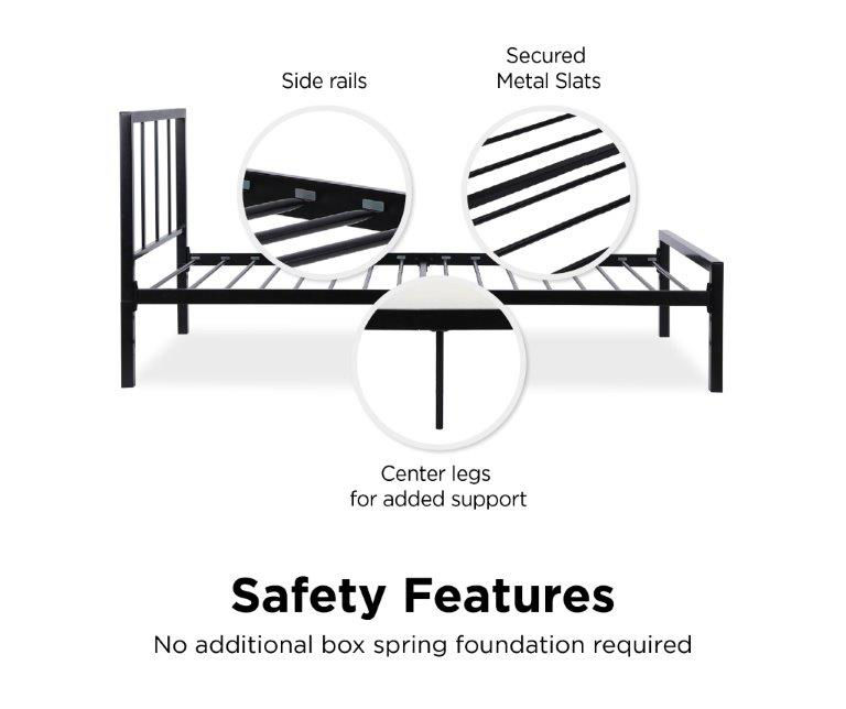 Atwater Living DHP Fia Black Metal Twin Bed Big Lots