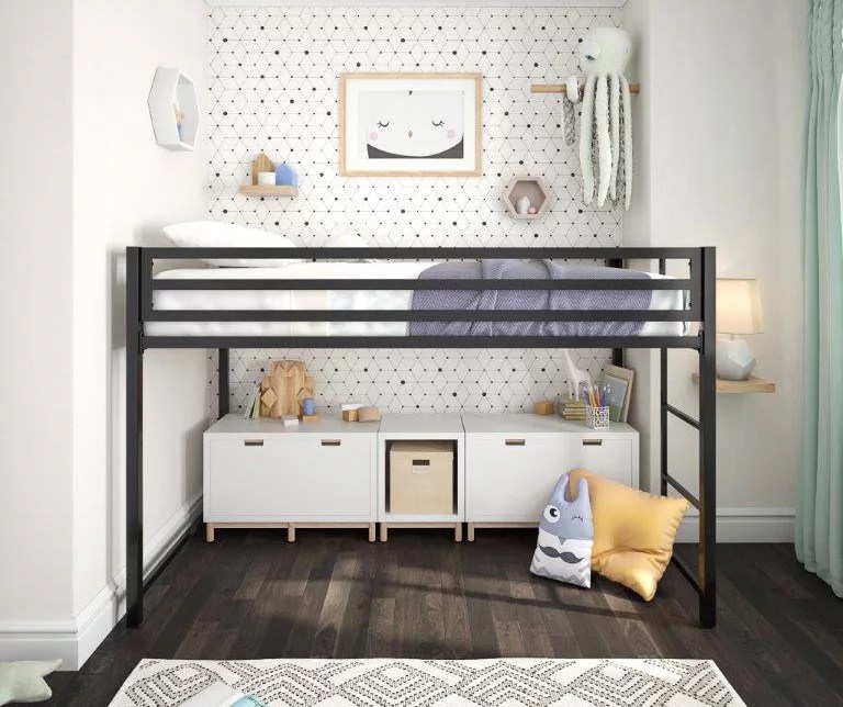 Atwater Living Atwater Living DHP Mason Metal Junior Twin Loft Bed