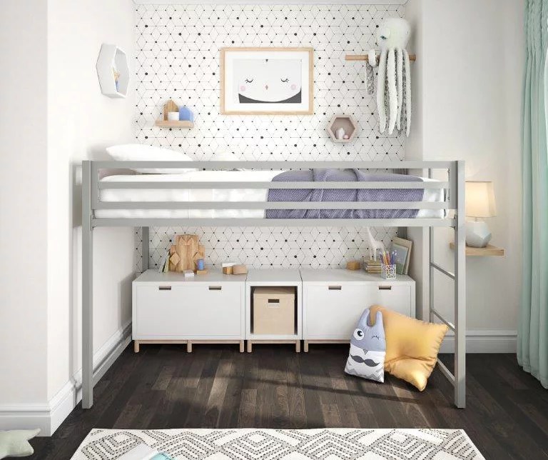 Atwater Living Atwater Living DHP Mason Metal Junior Twin Loft Bed