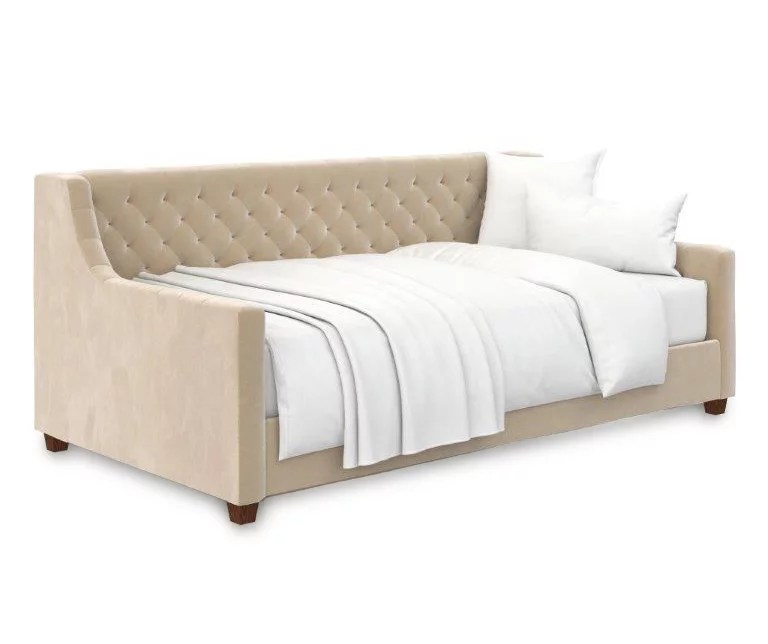 Atwater Living DHP Jacob Velvet Upholstered Twin Daybed Big Lots