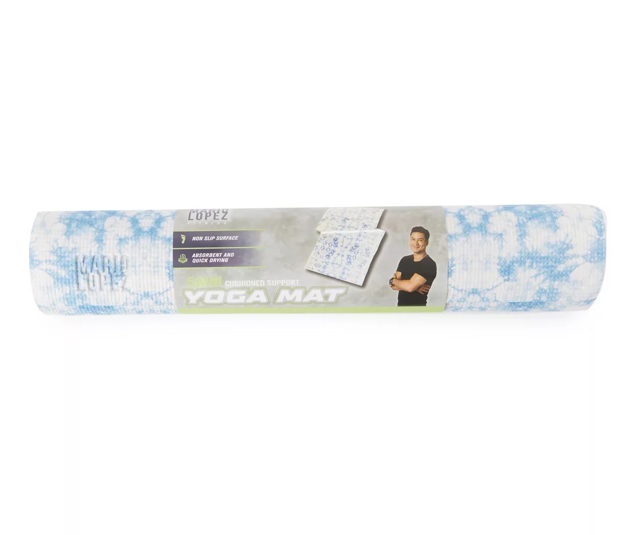 Mario Lopez Fitness TieDye 5mm Yoga Mat Big Lots