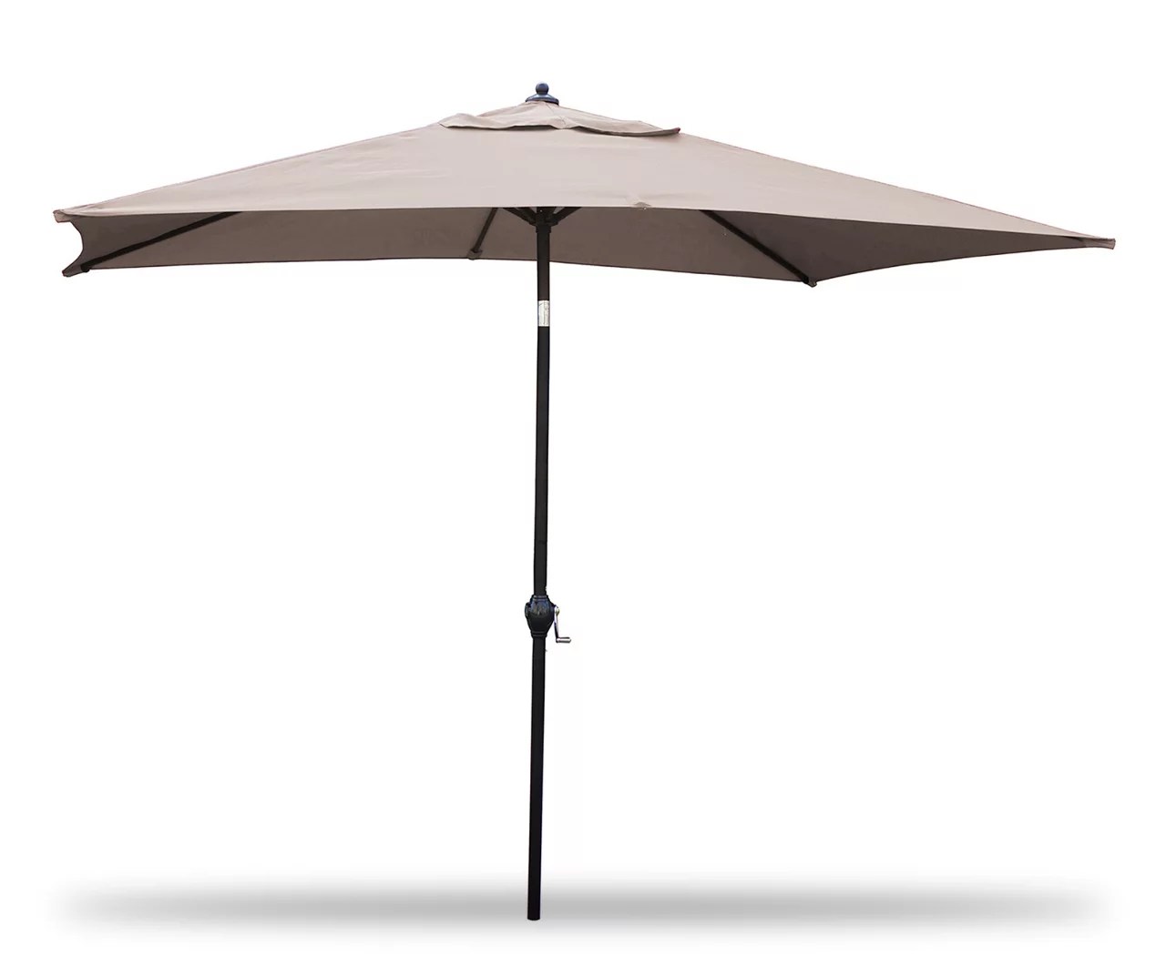 Real Living 9' x 6' Linen Rectangular Tilt Market Patio Umbrella Big Lots