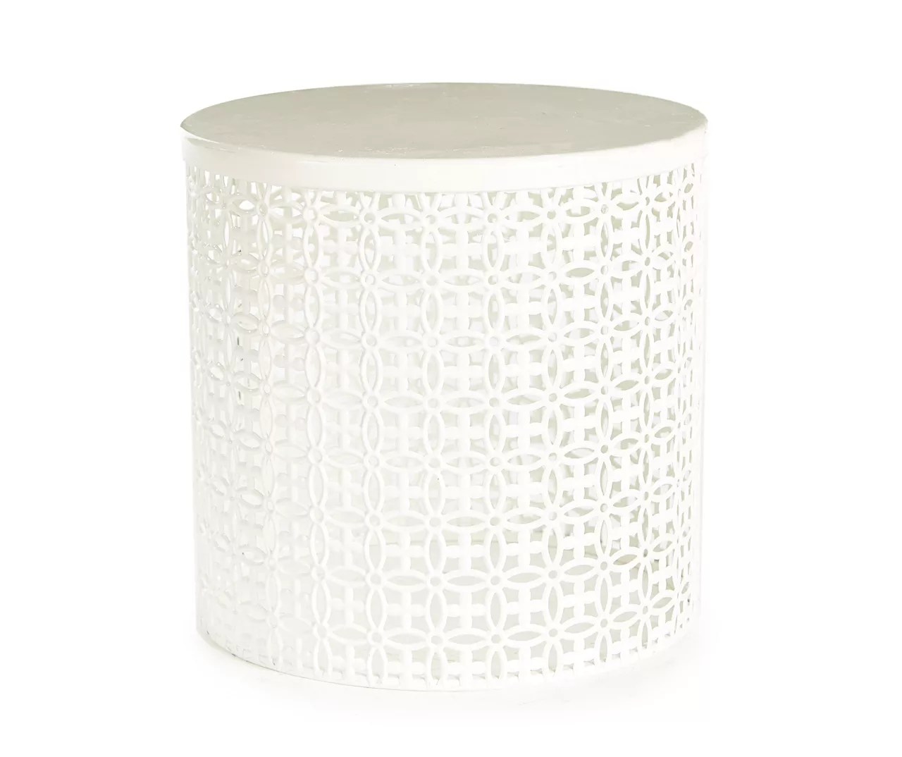 Real Living Real Living 14" Metal Drum Garden Table Big Lots