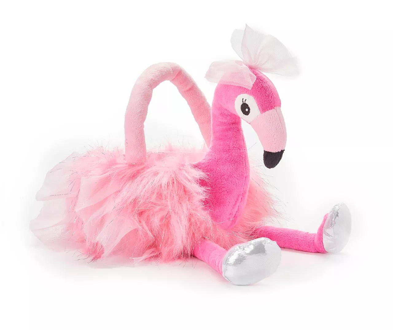 Flamingo Plush Easter Basket Big Lots