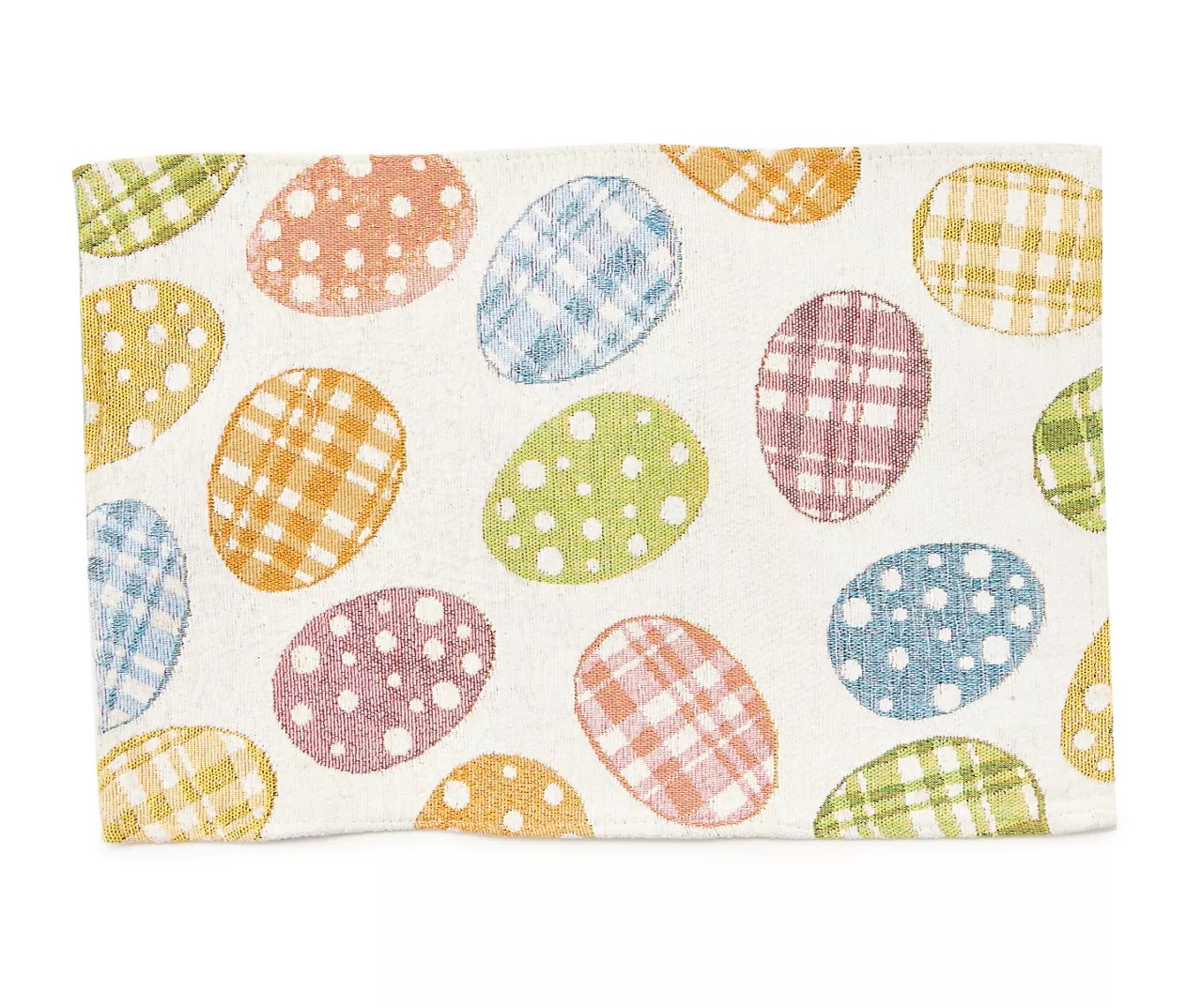 OffWhite & Pastel Patterned Egg Placemat Big Lots