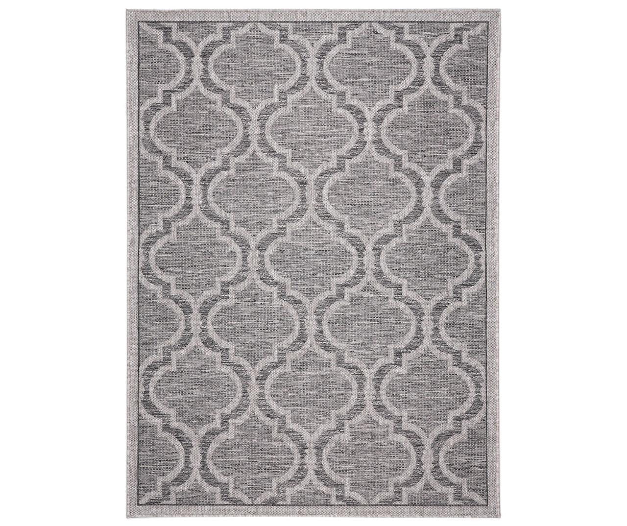 Broyhill Broyhill Gray Lattice Outdoor Area Rug Big Lots