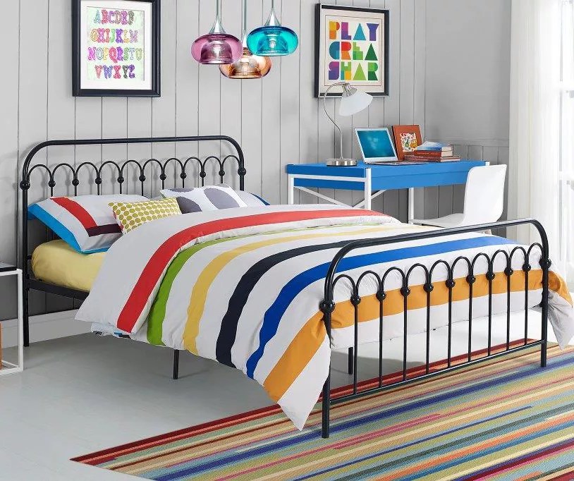 Novogratz Novogratz Bright Pop Metal Bed Big Lots