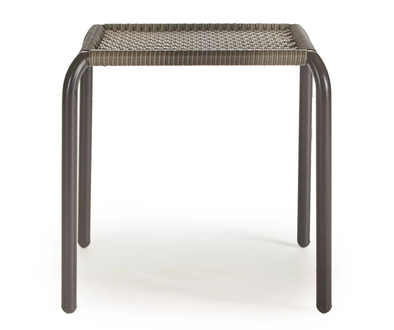 Real Living Gray Wicker Stack Patio Side Table Big Lots