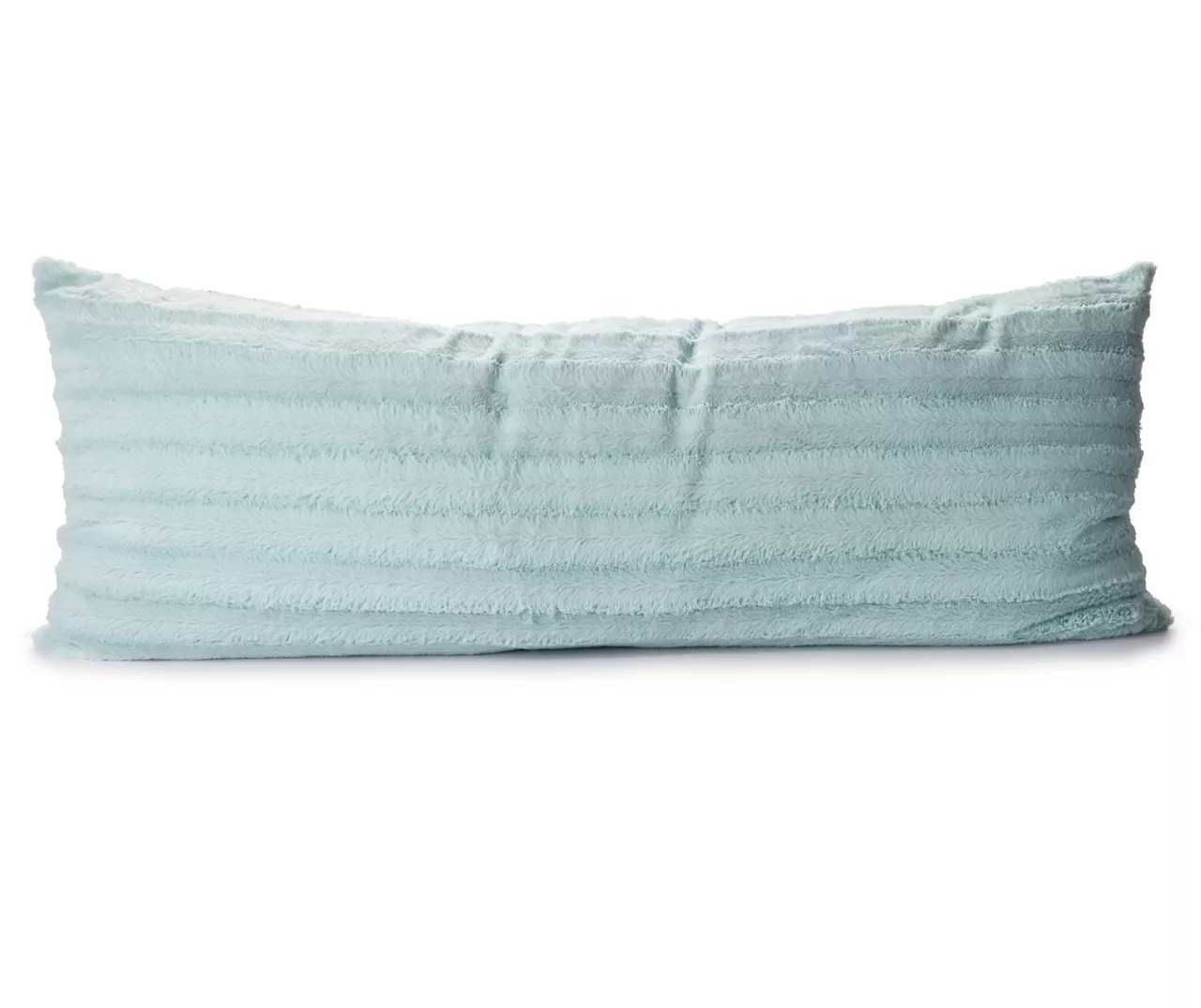 Savannah Aqua TexturedStripe Fuzzy Body Pillow Big Lots