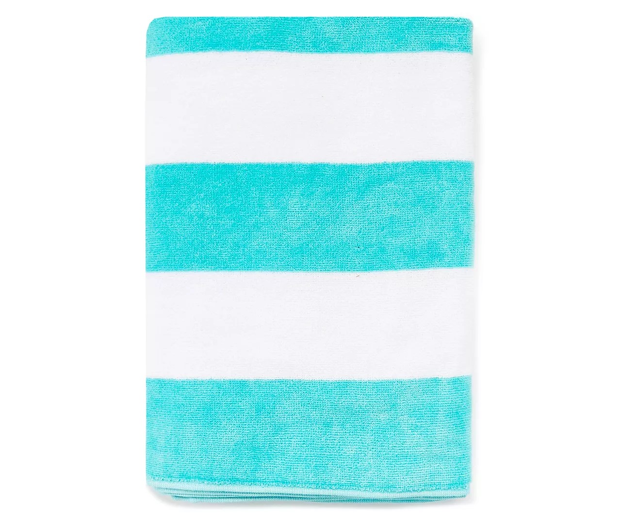 Turquoise & White Stripe Cabana Beach Towel Big Lots