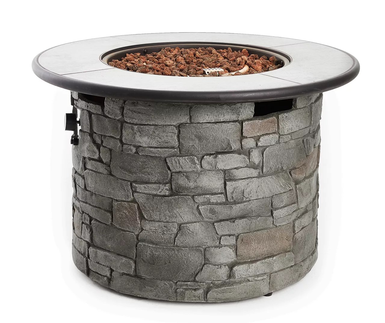 Broyhill 36" Sandpointe Envirostone Gas Fire Pit Big Lots