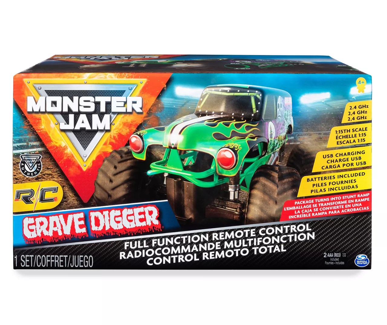 Monster Jam Grave Digger Remote Control Truck Big Lots