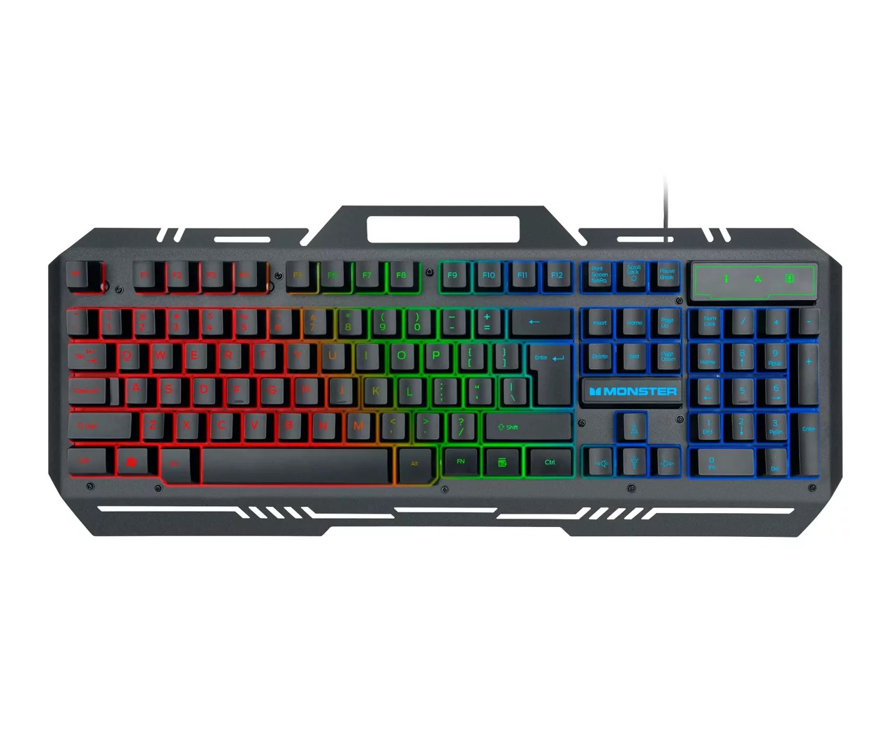 Monster Monster Black LED Gaming Keyboard Big Lots