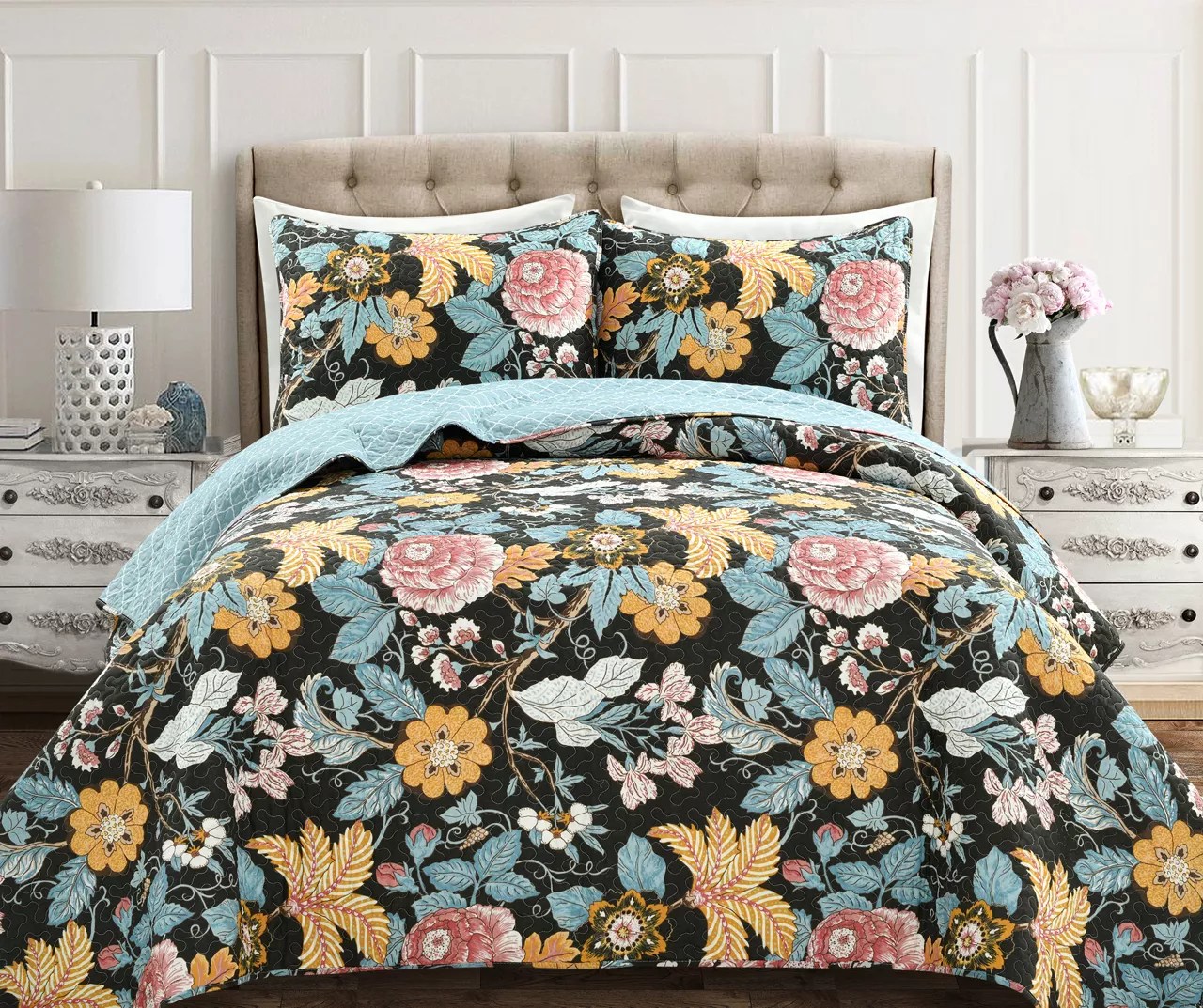 Sydney Floral Quilt Set Big Lots