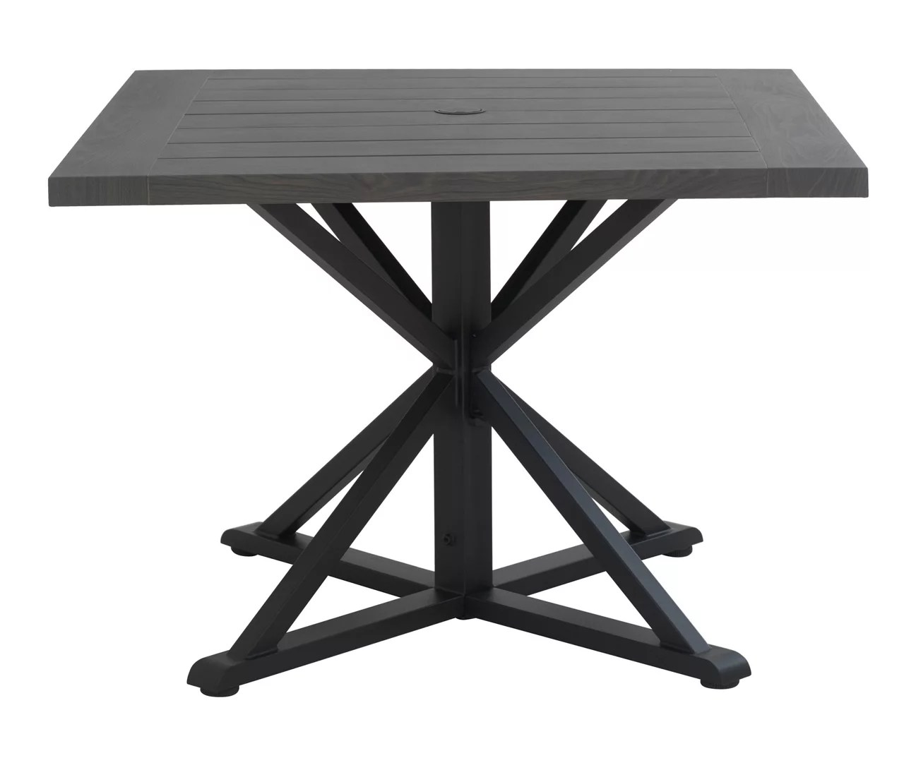 Broyhill Broyhill Autumn Cove Wood Look Square Steel Patio Dining Table