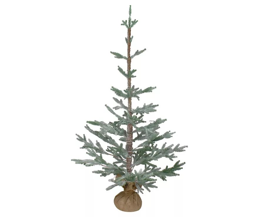 Northlight 4' Pine Flocked Slim Unlit Artificial Christmas Tree Big Lots