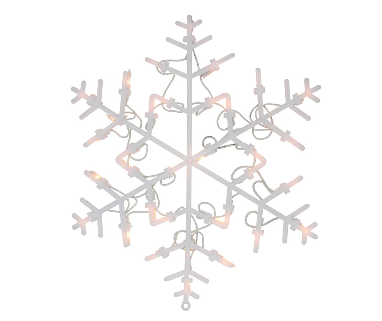 Northlight 13.5" White LightUp Snowflake Window Silhouette Big Lots