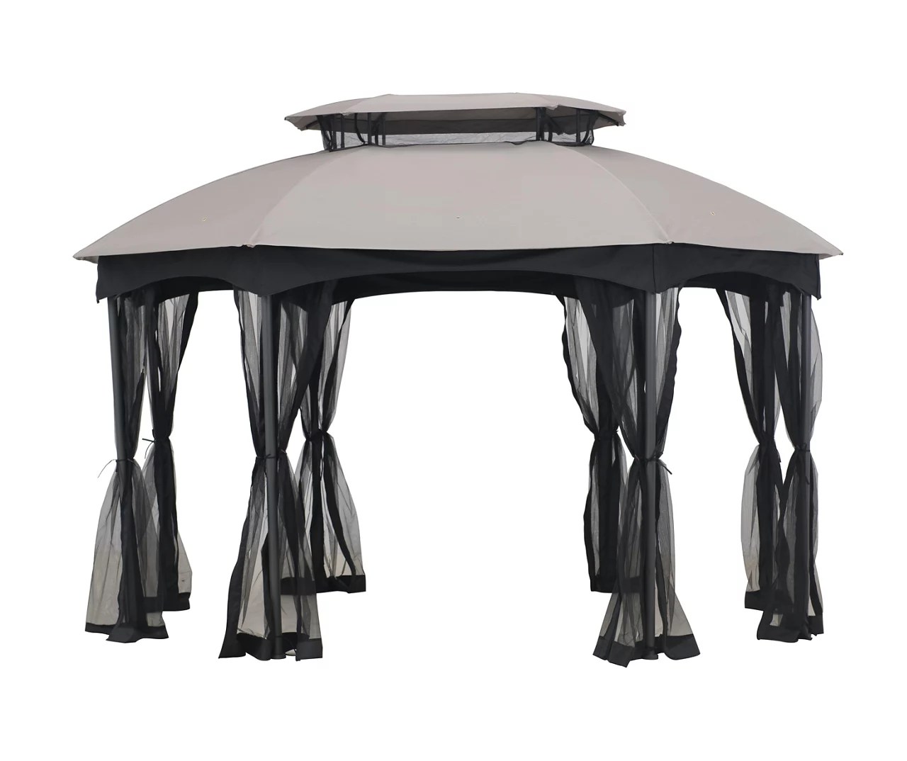 Real Living Real Living 10' x 12' Manhattan Octagon Soft Top Gazebo