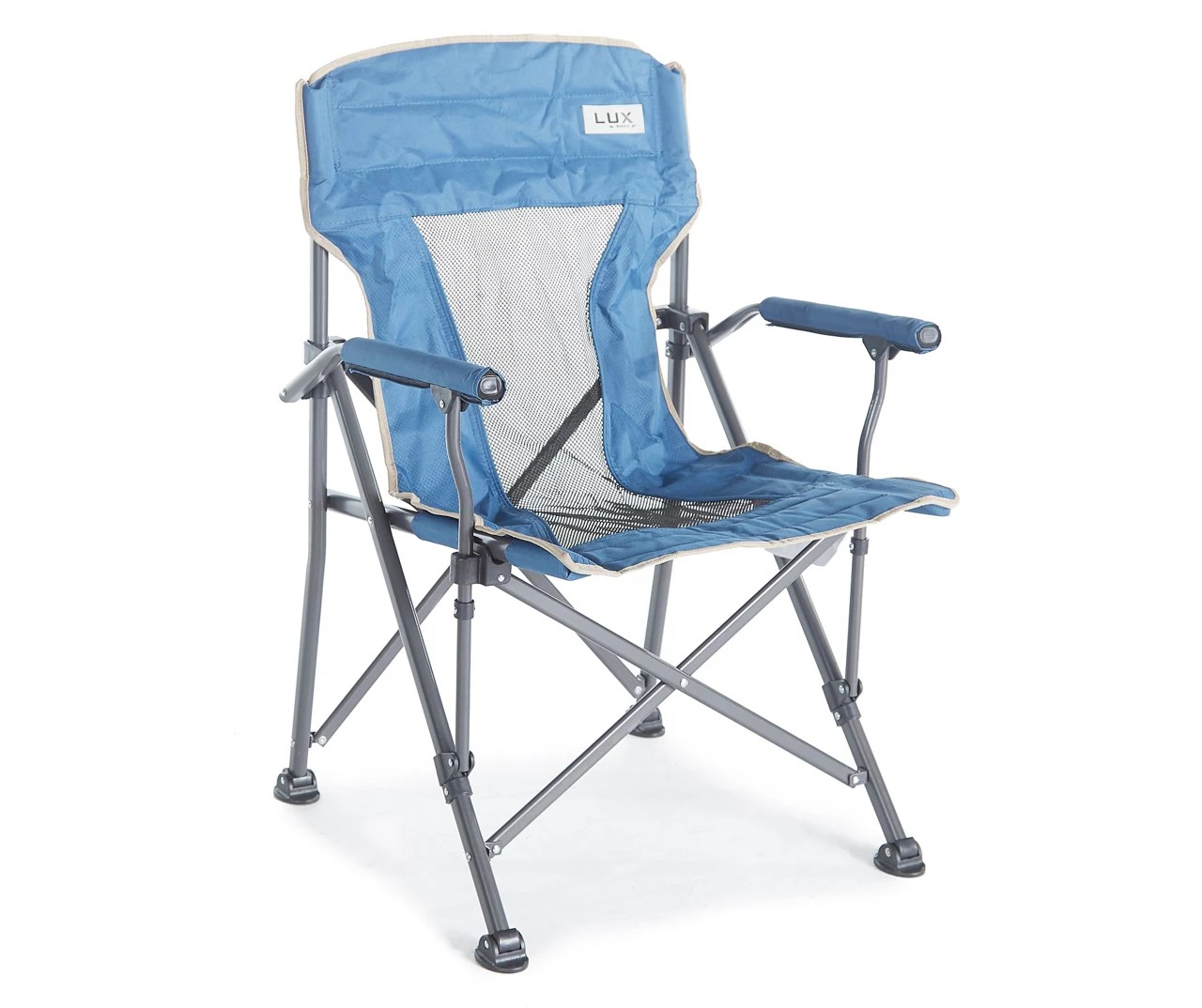 Lux Navy Blue Folding Quad Chair Big Lots