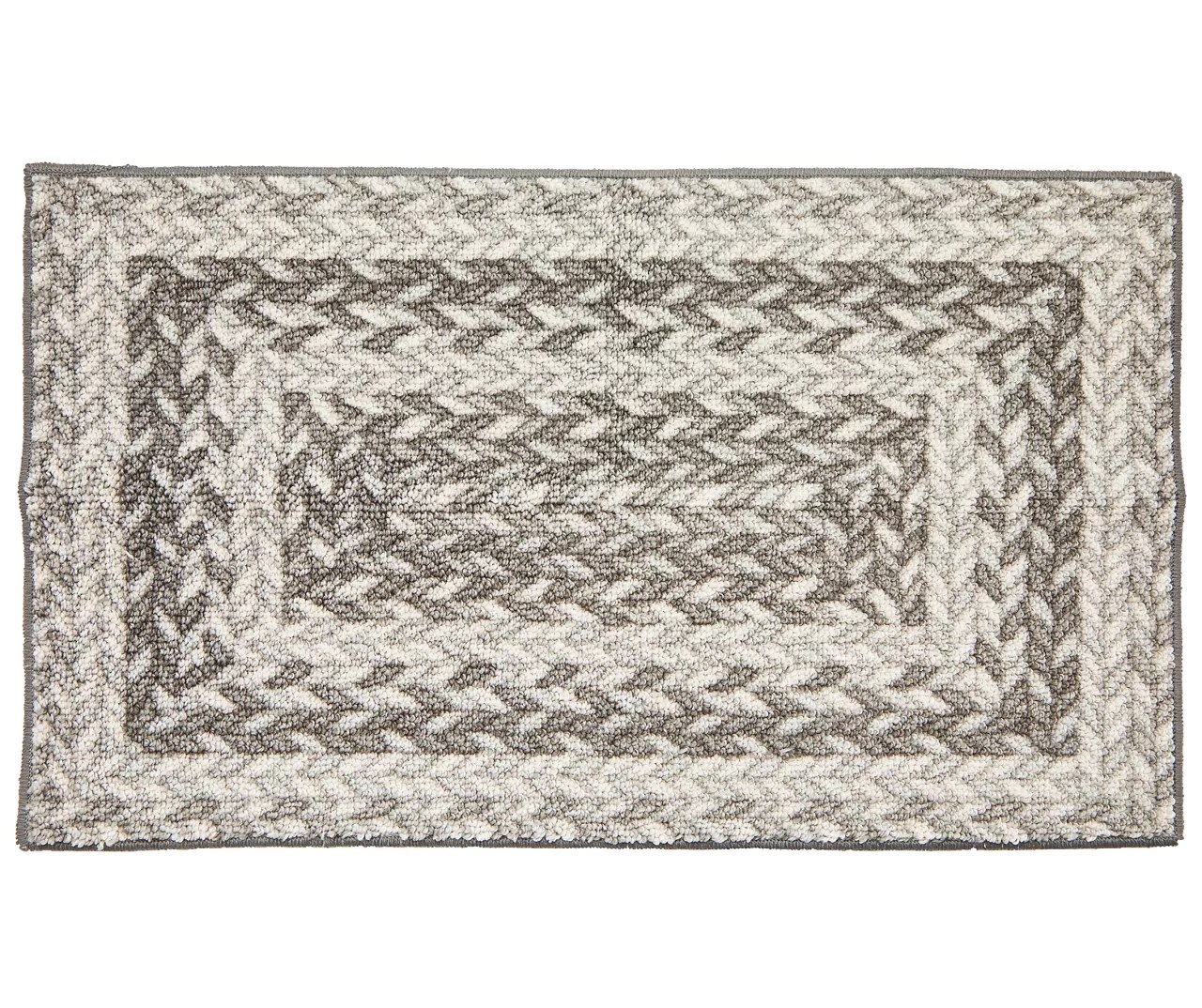 Broyhill Broyhill Gray Braided Print Accent Rug Big Lots