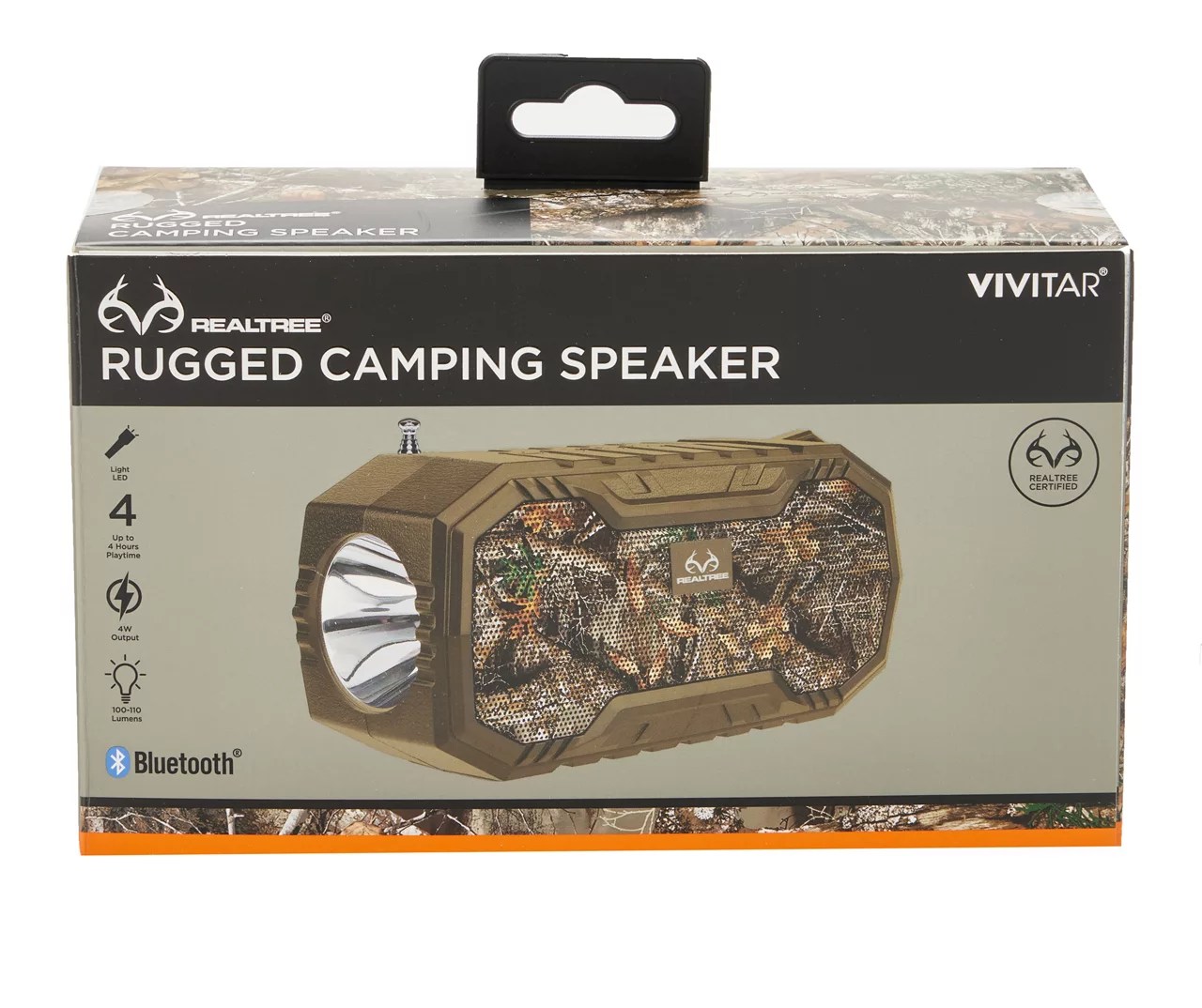 Realtree Brown Camo Rugged Bluetooth Camping Speaker | Big Lots