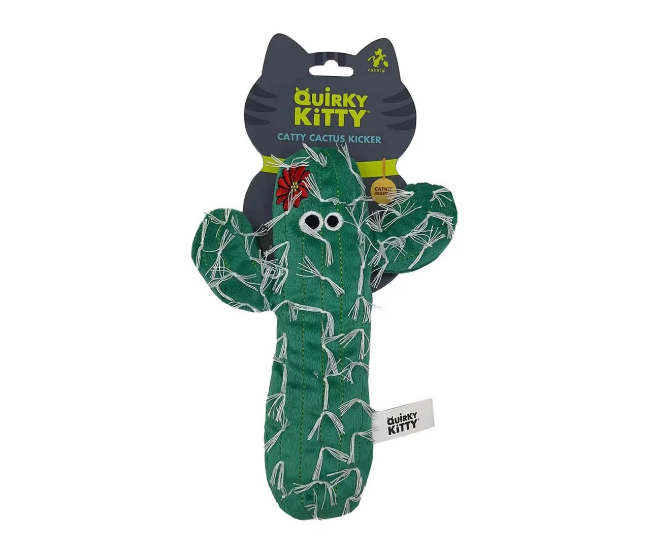 Quirky Kitty Catty Cactus Kicker Cat Toy Big Lots