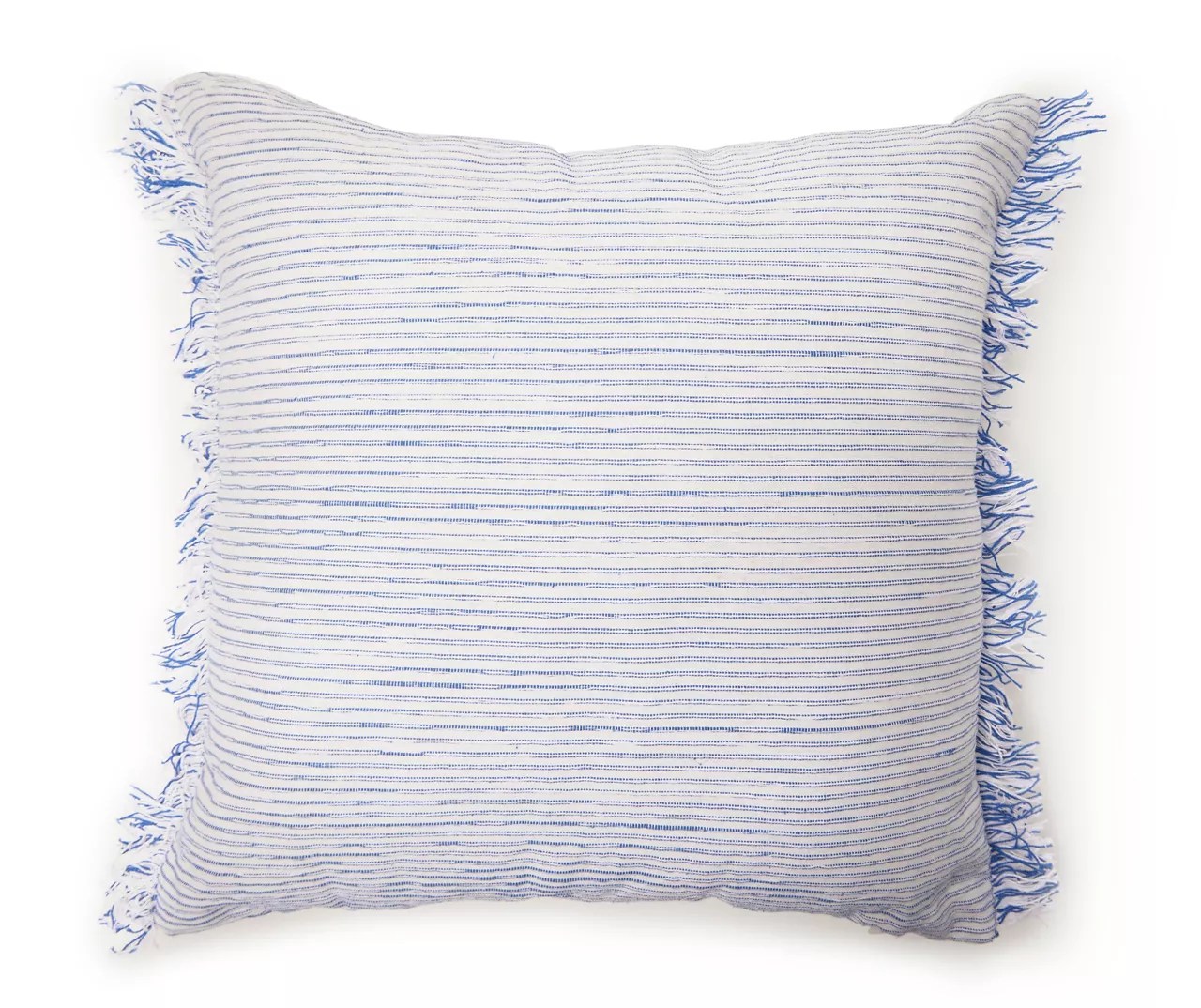 Broyhill Blue Textured Stripe Square Throw Pillow Big Lots