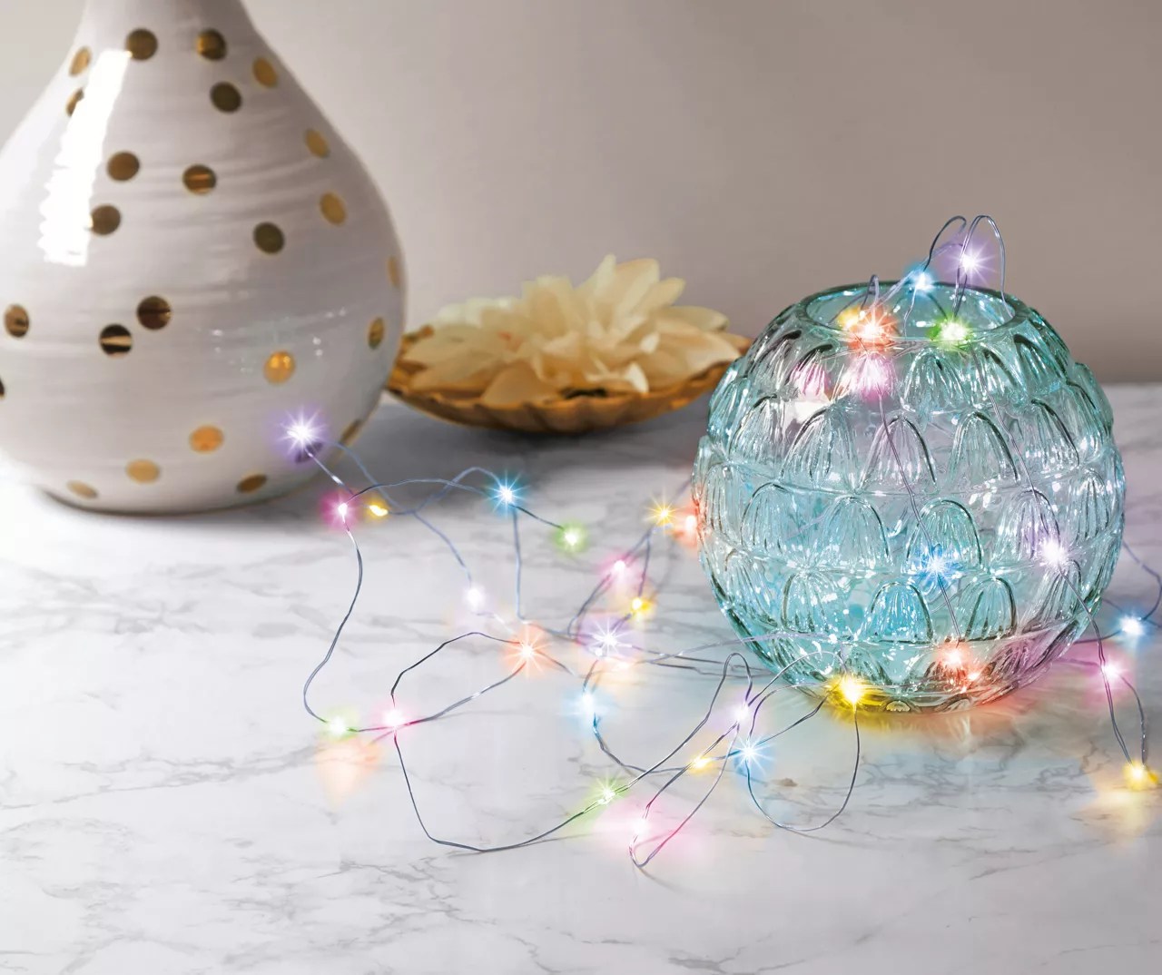 MultiColor 90Light LED Fairy String Light Big Lots