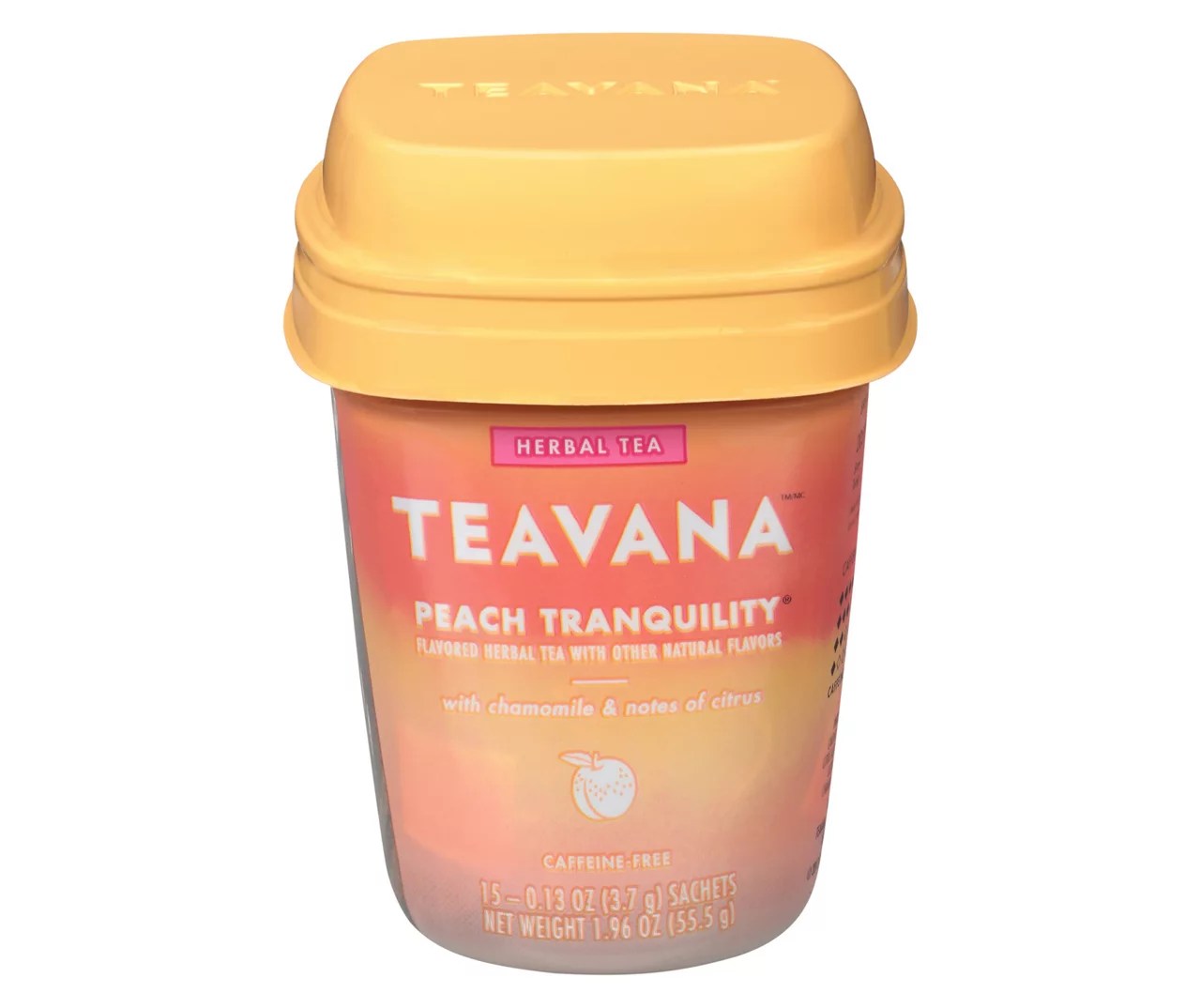 Teavanna Peach Tranquility Herbal Tea Sachets, 15Pack Big Lots