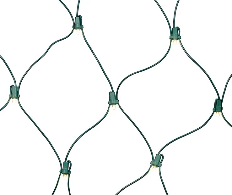 Winter Wonder Lane 6' x 1.5' LED Ribbon Net Light Set, 70Lights Big Lots