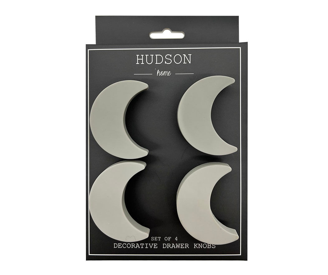 Hudson Home Moon Drawer Knobs, 4Pack Big Lots