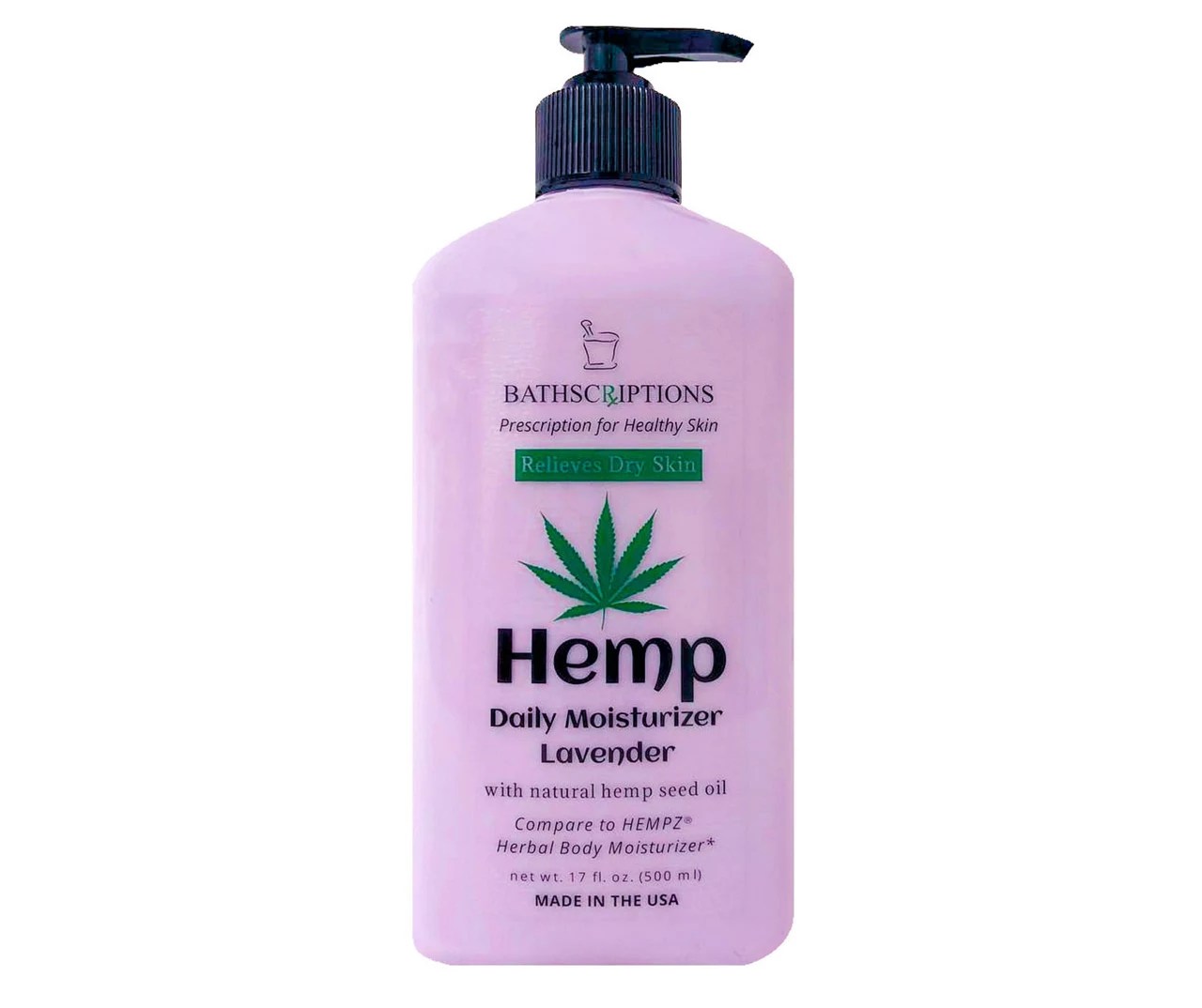 Bathscriptions Lavender Hemp Daily Moisturizer, 17 Oz. Big Lots