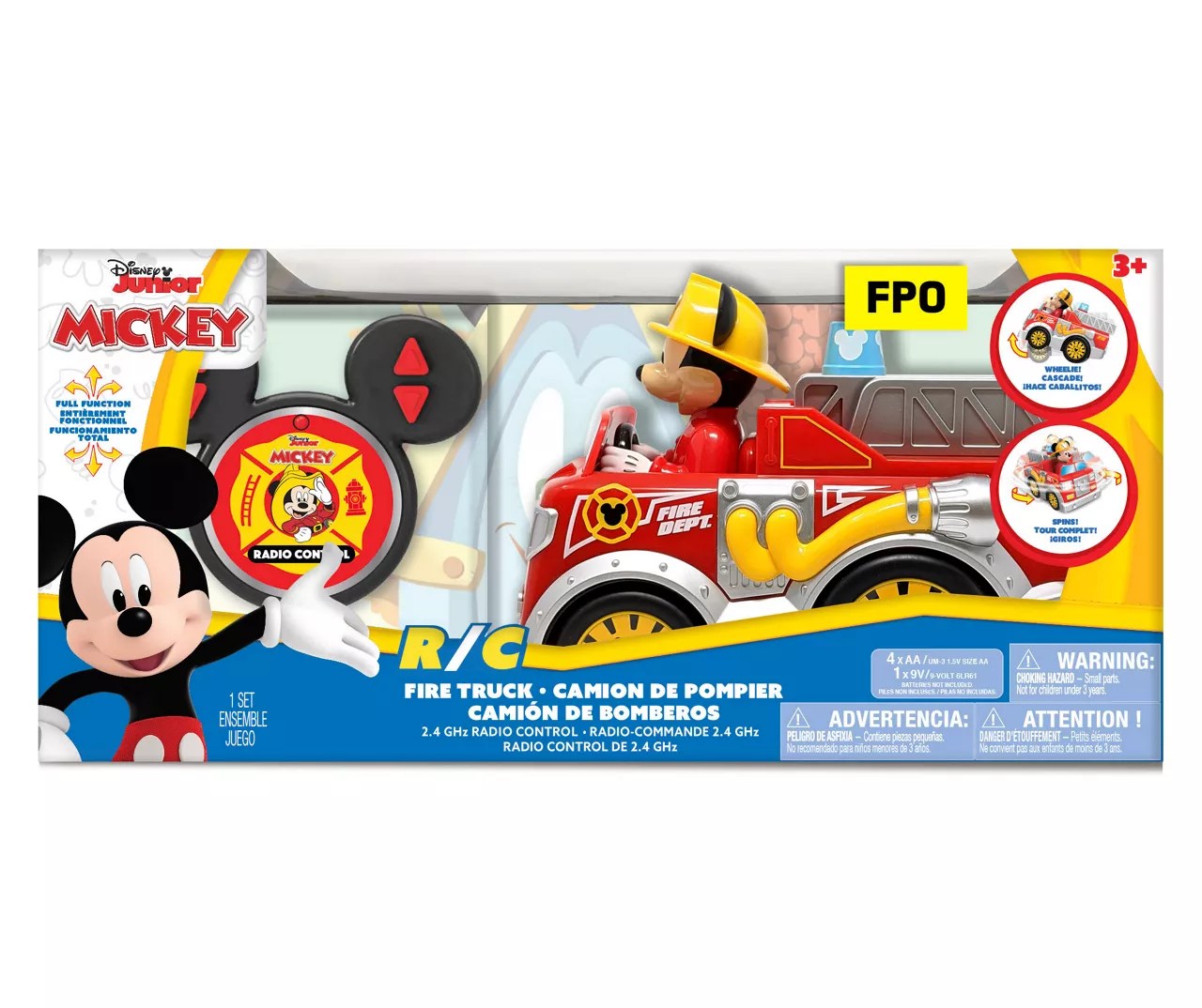 Disney Junior Mickey Mouse Fire Truck R/C Play Set | Big Lots