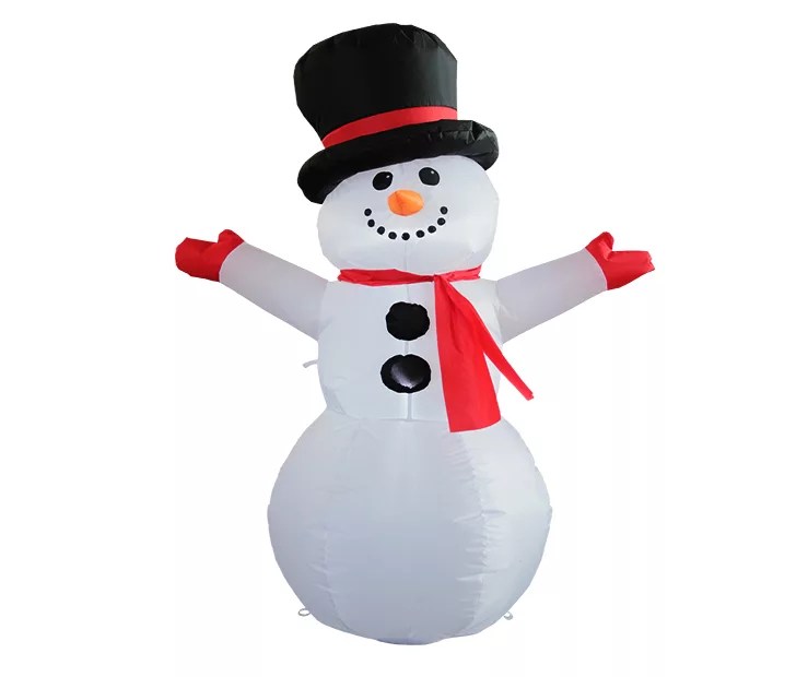 Winter Wonder Lane 4' LED Inflatable Snowman Big Lots