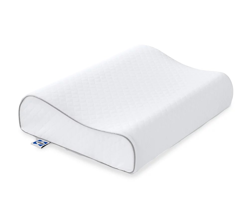 Sealy White Memory Foam Contoured Pillow Big Lots
