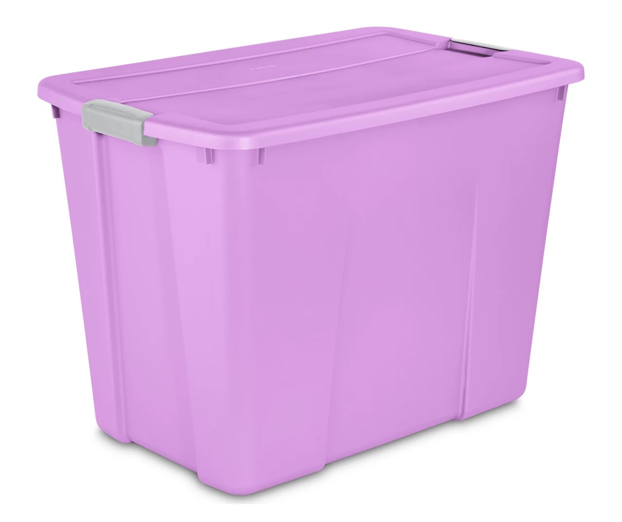 Sterilite Bright Lilac 34Gallon Latch Storage Tote Container Big Lots