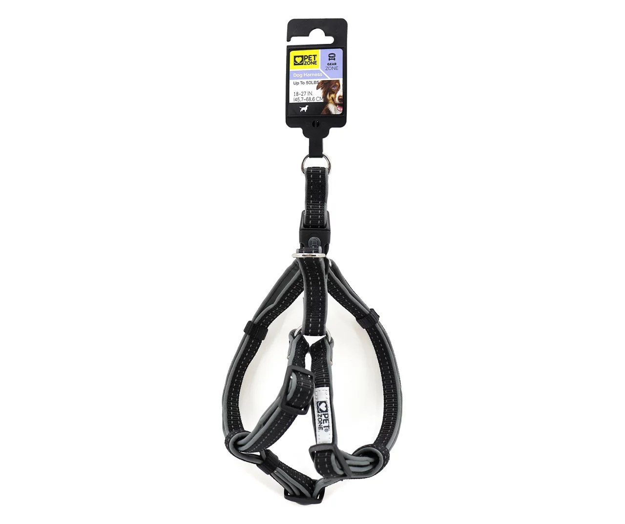 Pet Zone Medium Black Dog Harness Big Lots