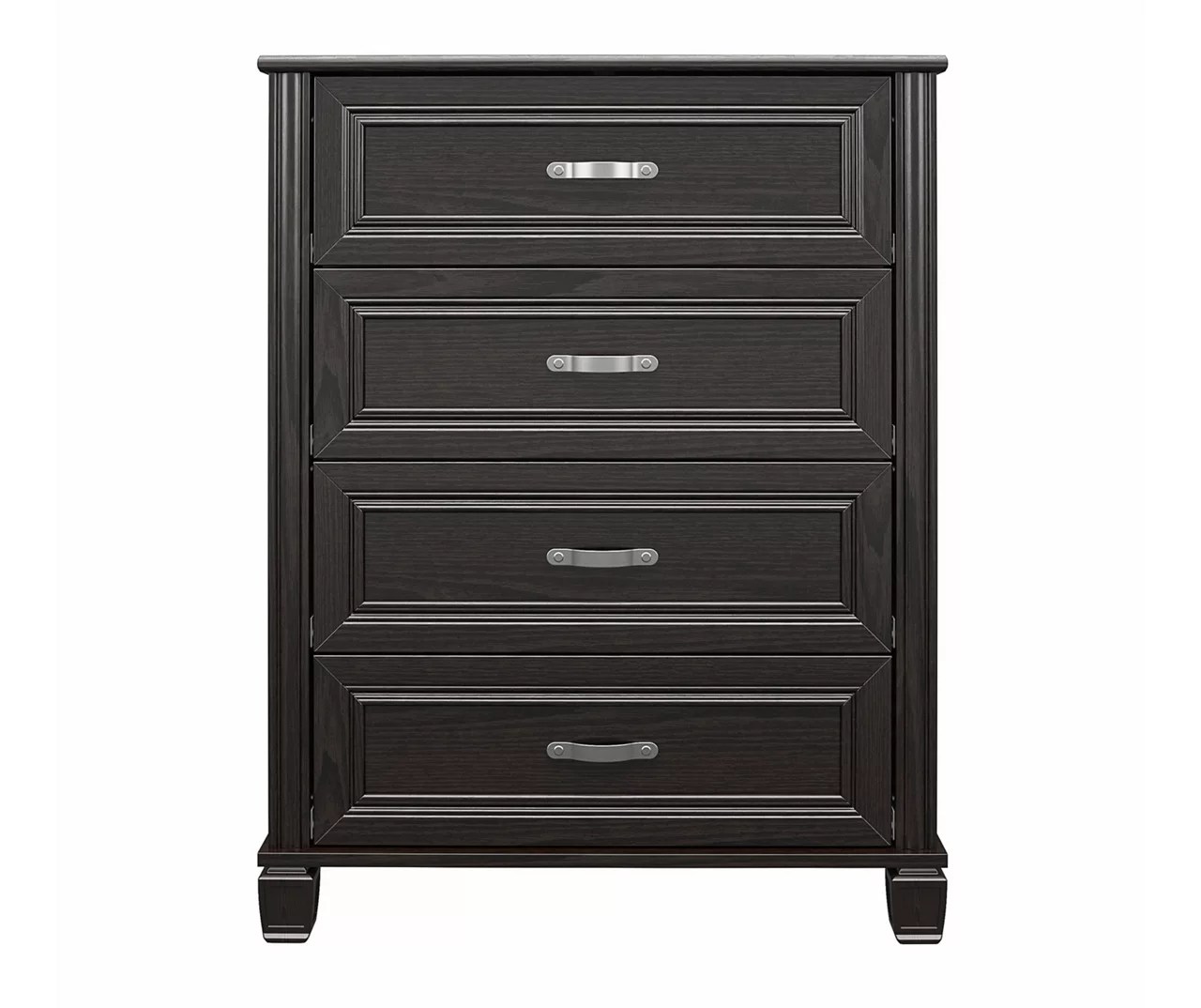 Ameriwood Andover Oak Espresso 4Drawer Storage Chest Big Lots