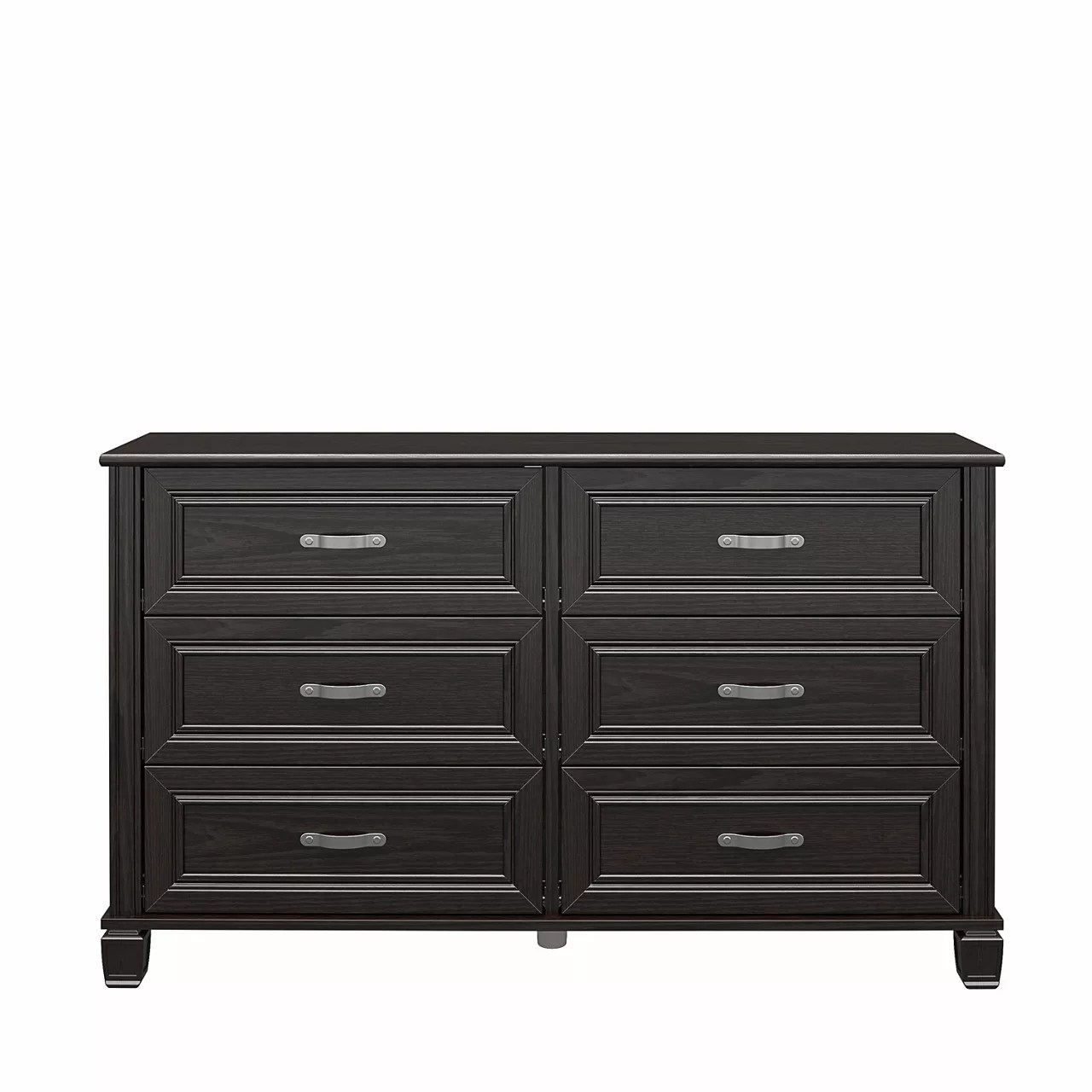 Ameriwood Andover Oak Espresso 6Drawer Dresser Big Lots