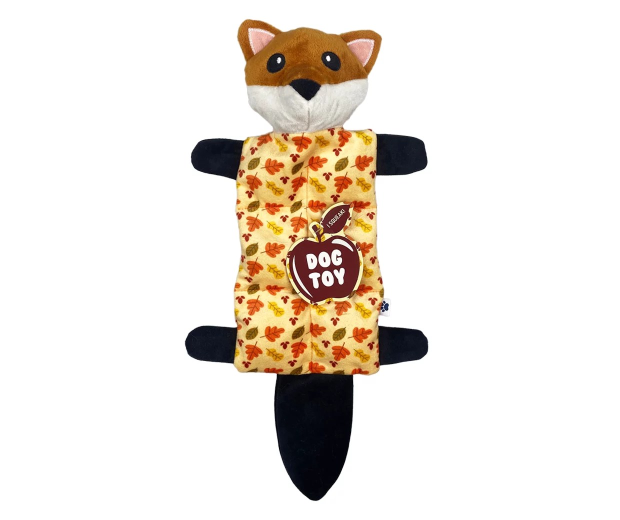 Posh Paws Fall Leaves Fox Squeaker Mat Dog Toy Big Lots
