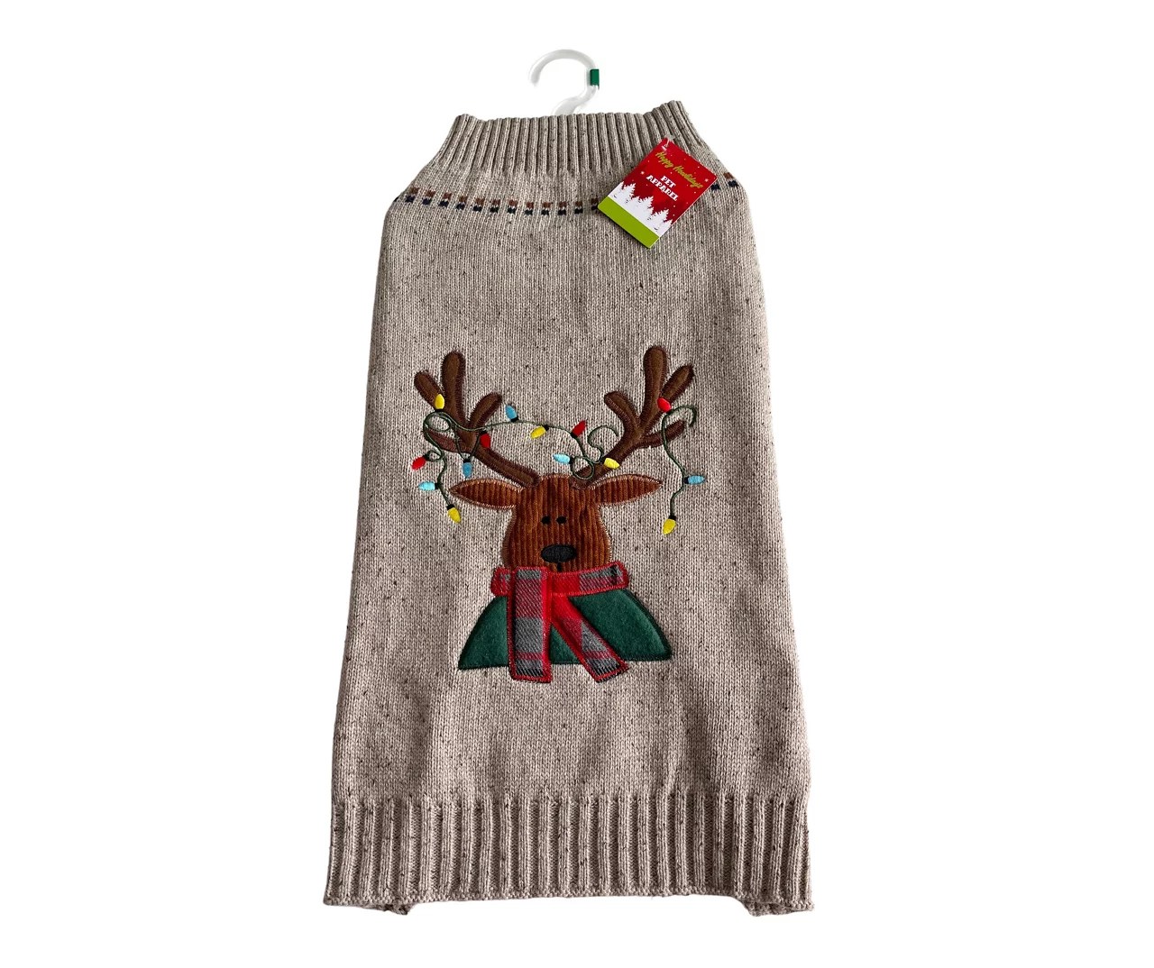 Pet Large Gray Reindeer Sweater Big Lots