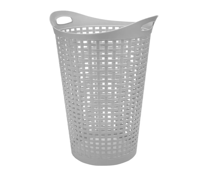 Gray Flex Wicker Hamper Big Lots
