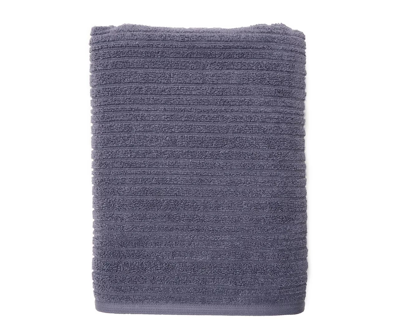 Broyhill Denim Blue Performance Rib Bath Towel Big Lots