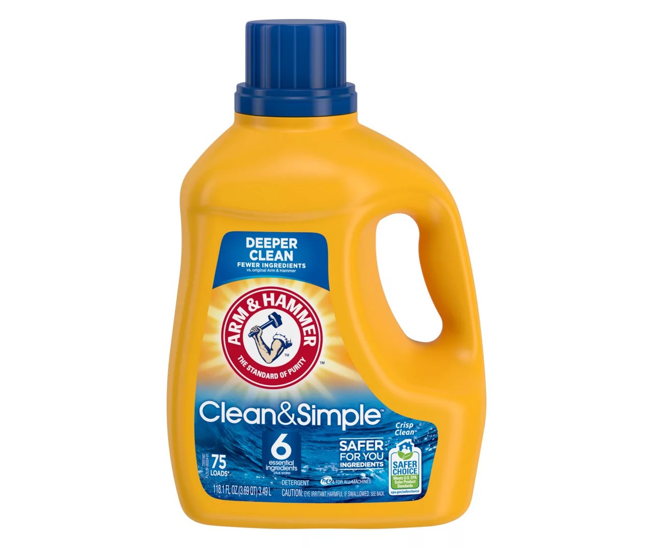 Arm & Hammer Clean & Simple Laundry Detergent, 118 Oz. Big Lots