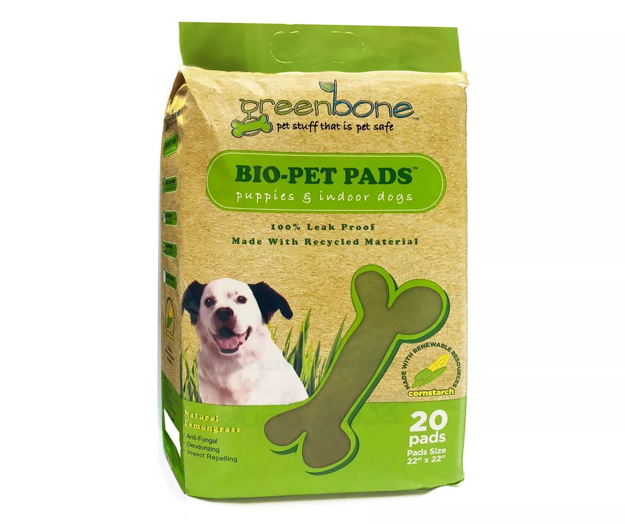 Greenbone BioPet Puppy Pads, 20Pack Big Lots
