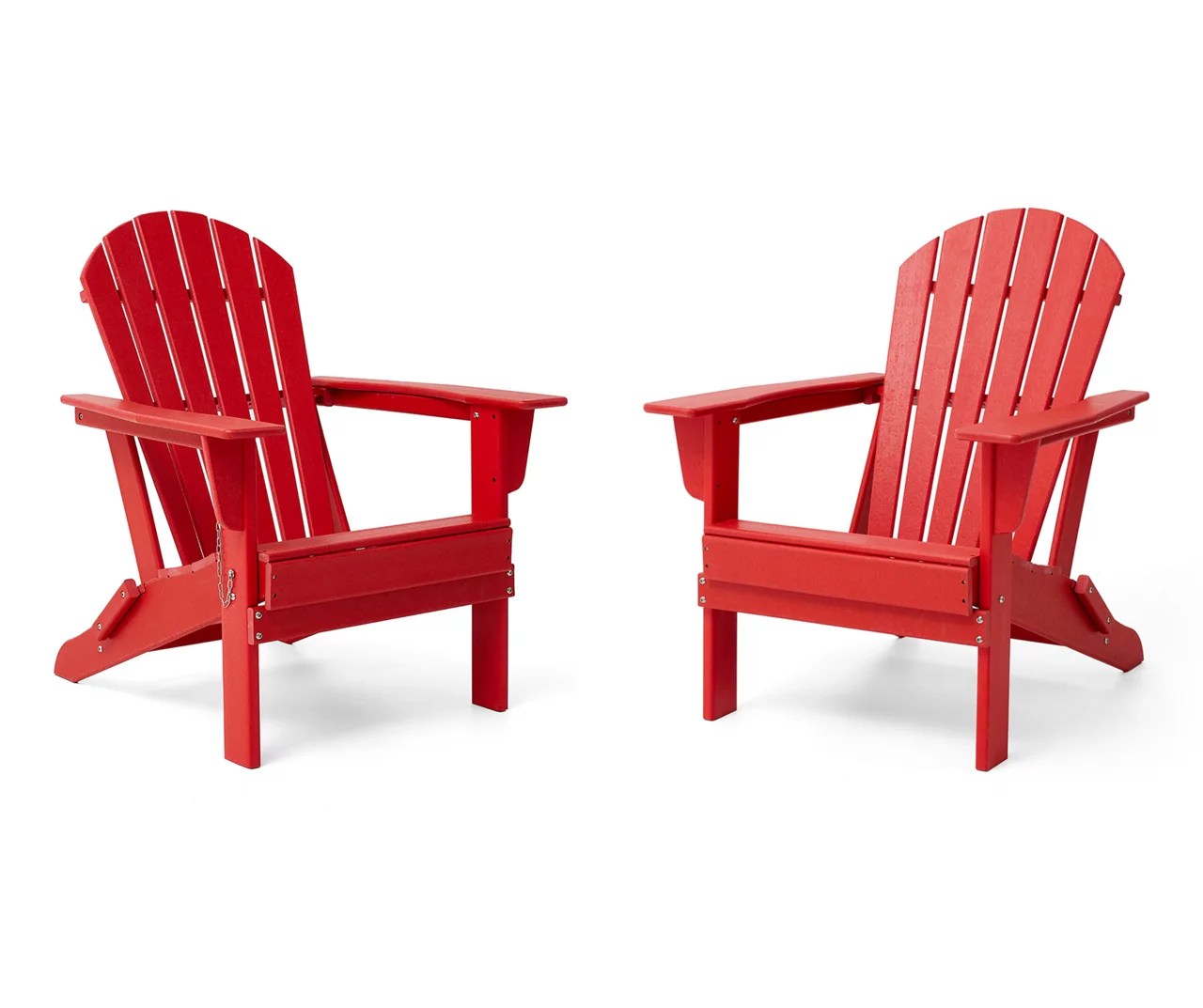 Glitzhome Red Adirondack Outdoor Folding Chairs, 2Pack Big Lots