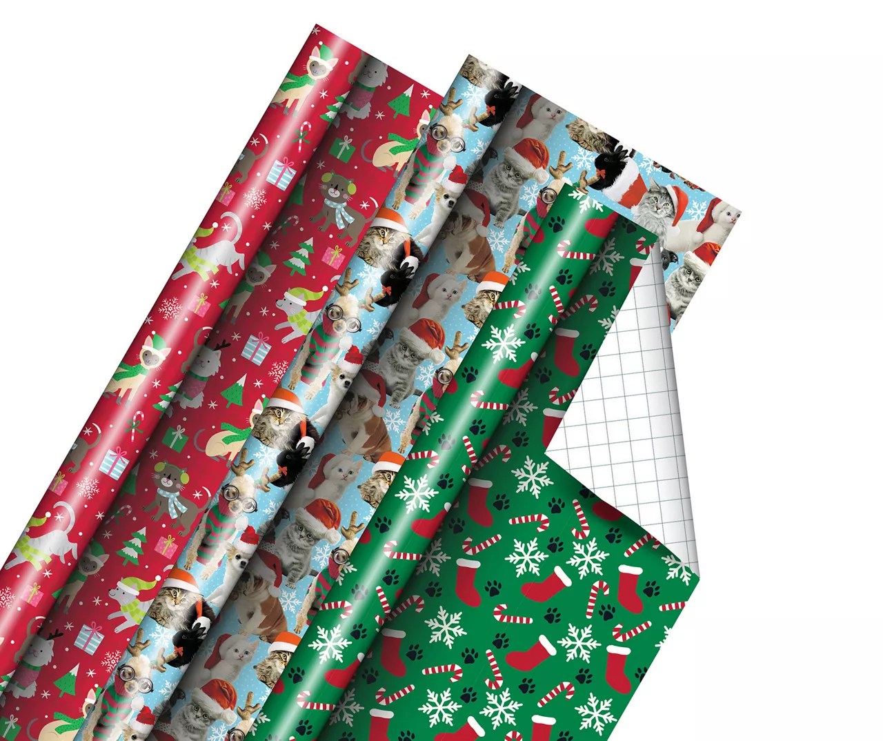 American Greetings 100 Sq. Ft. Pets Gridline Wrapping Paper Big Lots