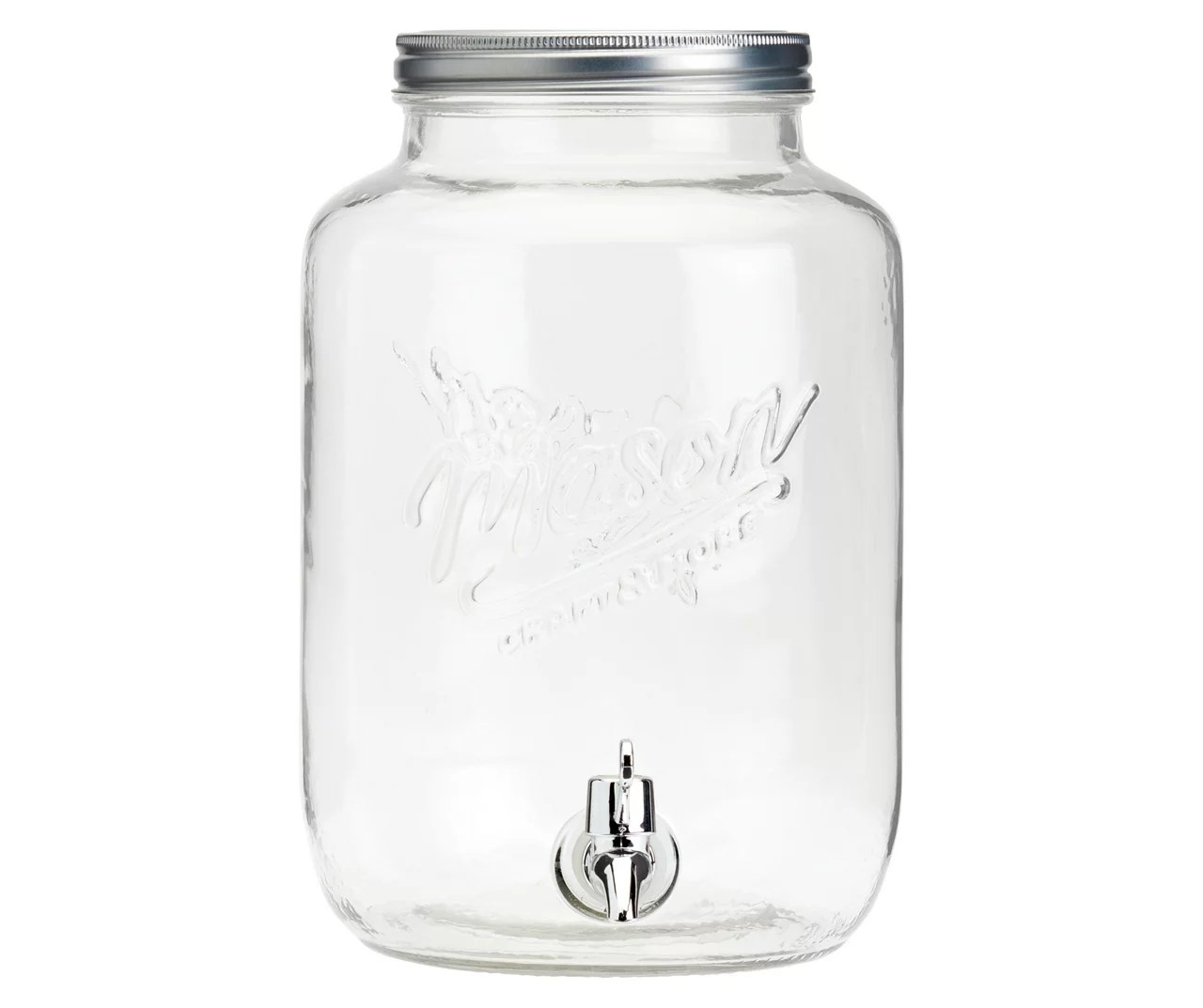 Mason Jar 2Gallon Beverage Dispenser Big Lots