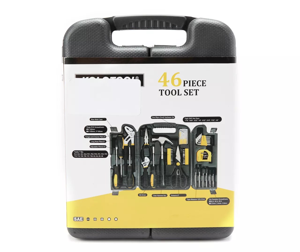 KOLO 46Piece Household Tool Set Big Lots