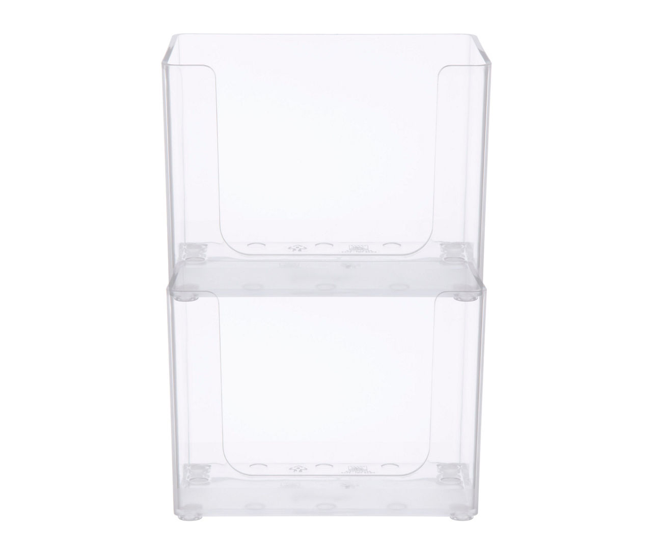 Kenney Storage Made Simple Clear Drawer Organizer Bin, 2Pack Big Lots